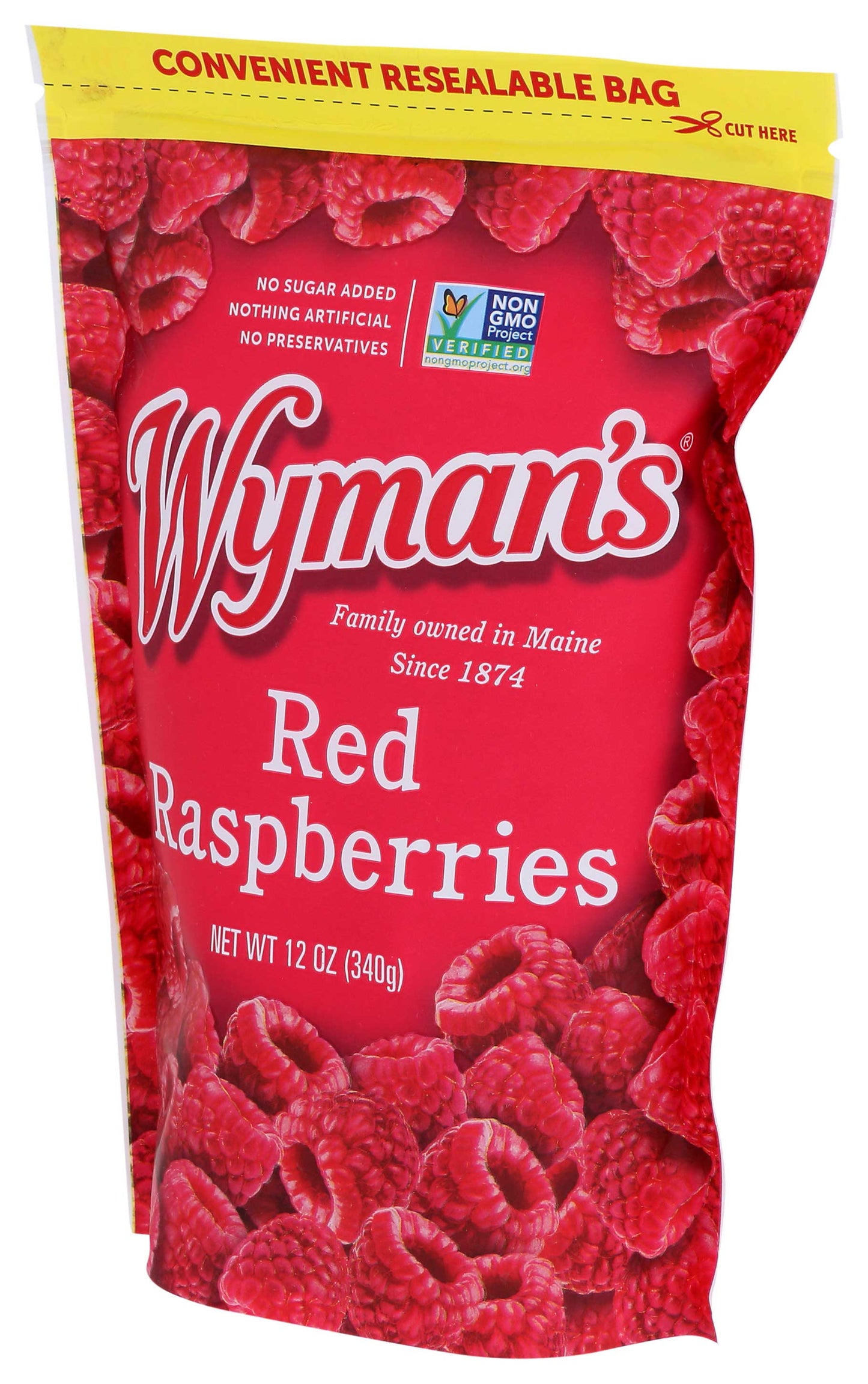 Wymans Red Raspberry, 12 oz