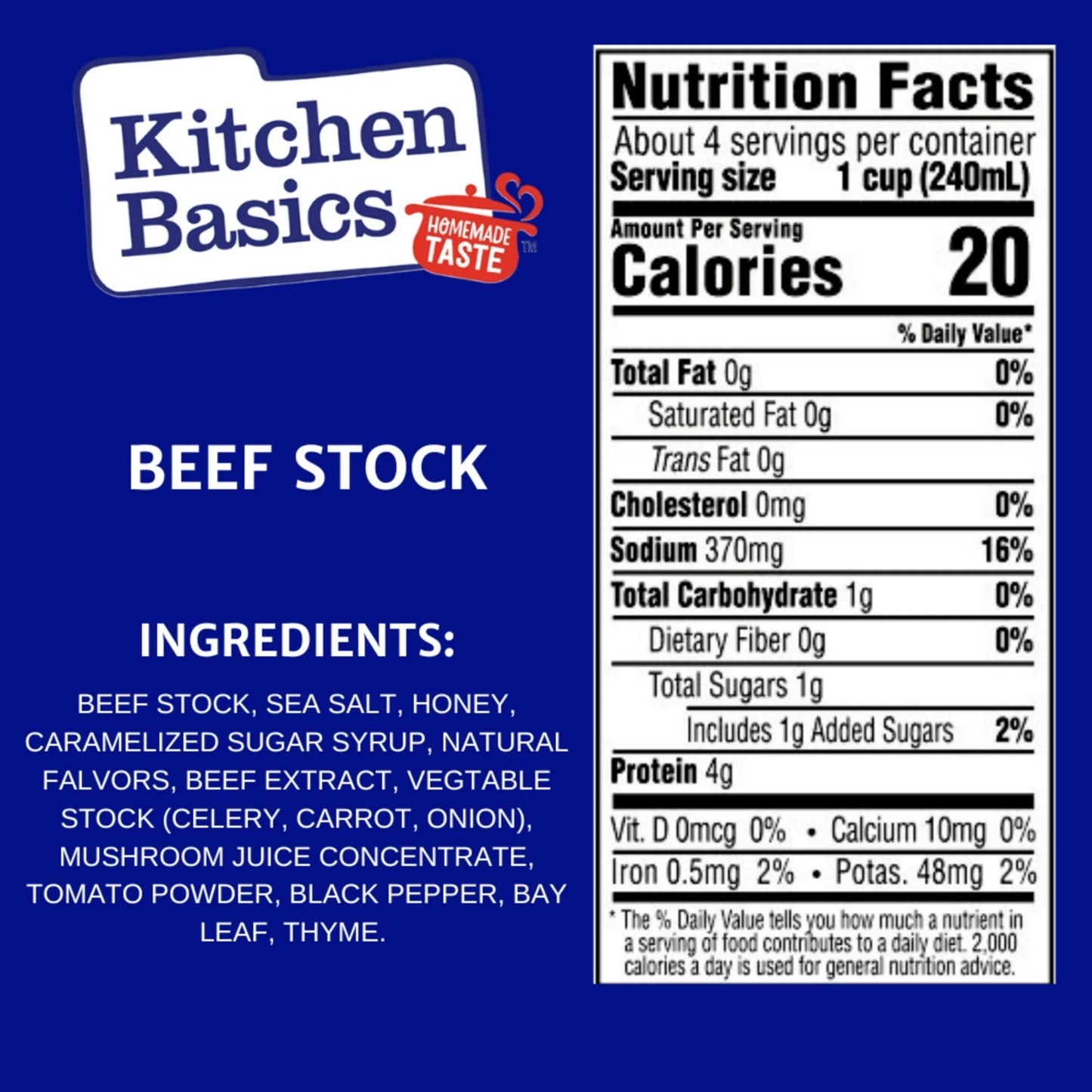 Kitchen Basics Beef Stock, 32 oz