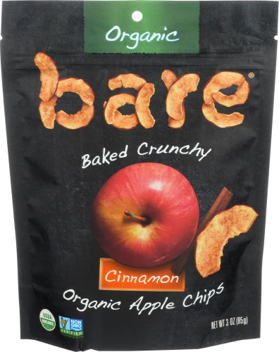 Bare Organic Crunchy Cinnamon Apple Chips, 3 oz