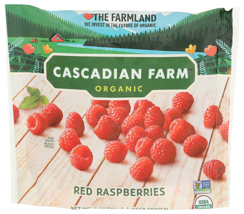 Cascadian Farm Organic Frozen Red Raspberries, 8 oz