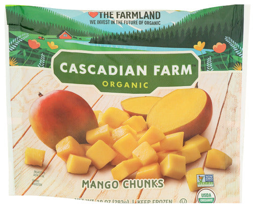 Cascadian Farm Organic Frozen Mango Chunks, 10 oz