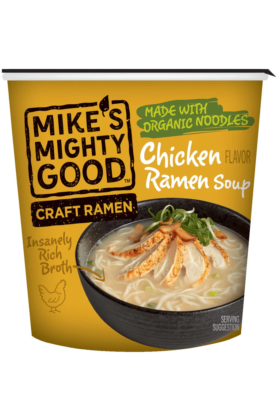 Mike's Might Good Organic Chicken Ramen Soup, 1.6 oz