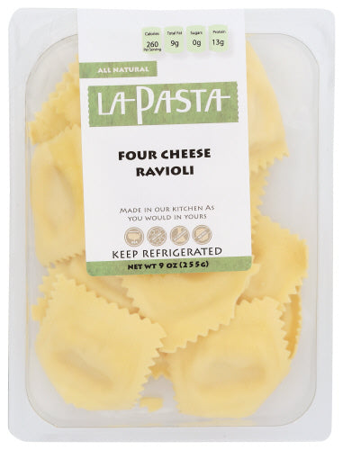 La Pasta Four Cheese Ravioli, 9 oz