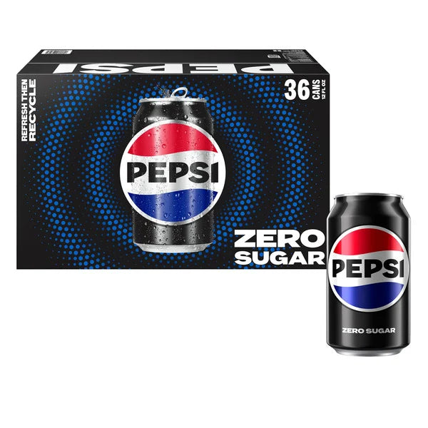 Pepsi Zero Sugar 36 ct, 12 oz