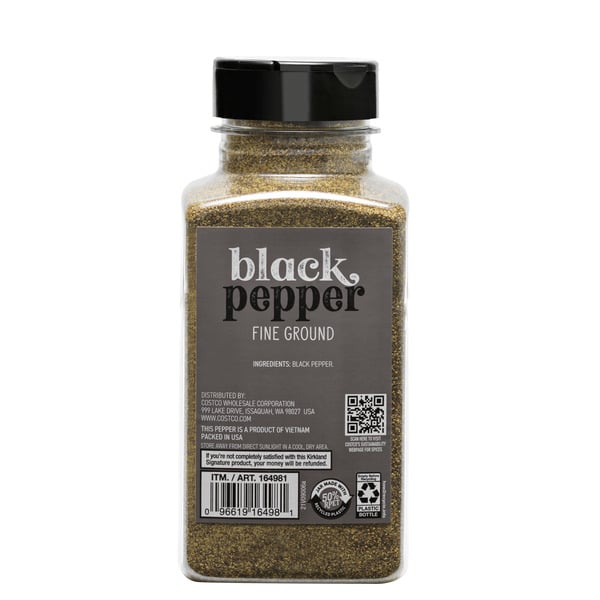Kirkland Signature Fine Ground Black Pepper, 12.3 oz