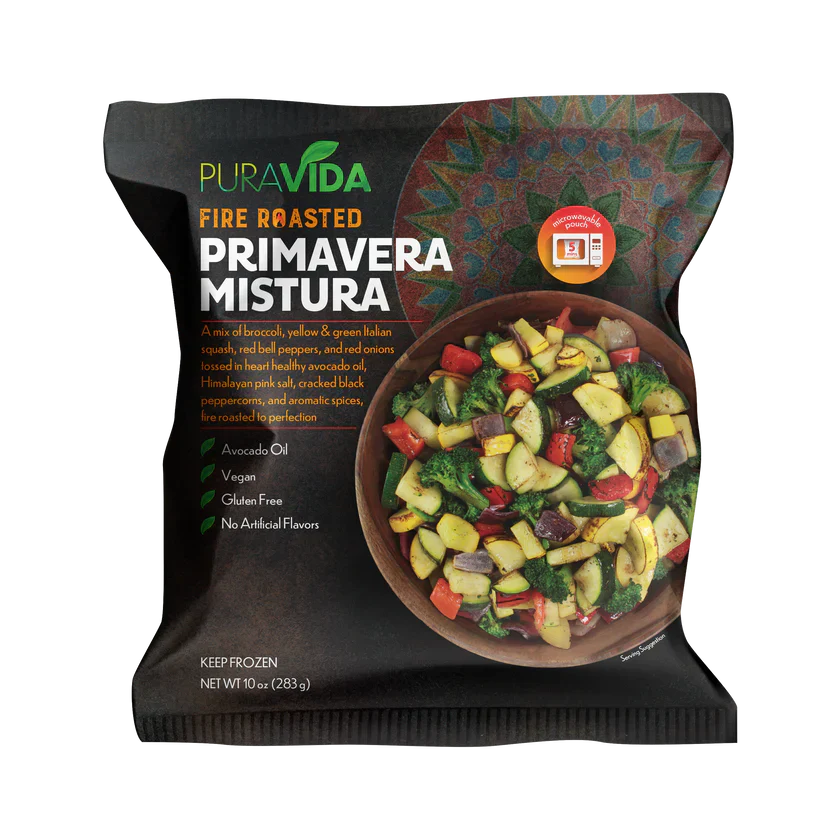 Puravida Foods Fire Roasted Primavera Misture, 10 oz
