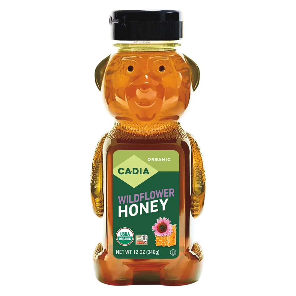 Cadia Organic Raw Wildflower Honey, 12 oz