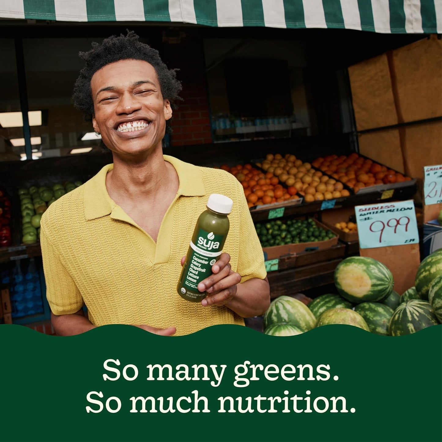 Suja Organic Uber Greens Juice, 46 oz