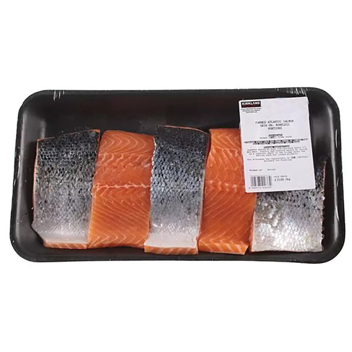 Kirkland Signature Fresh Farmed Atlantic Salmon Portions ($11.99 / lb)