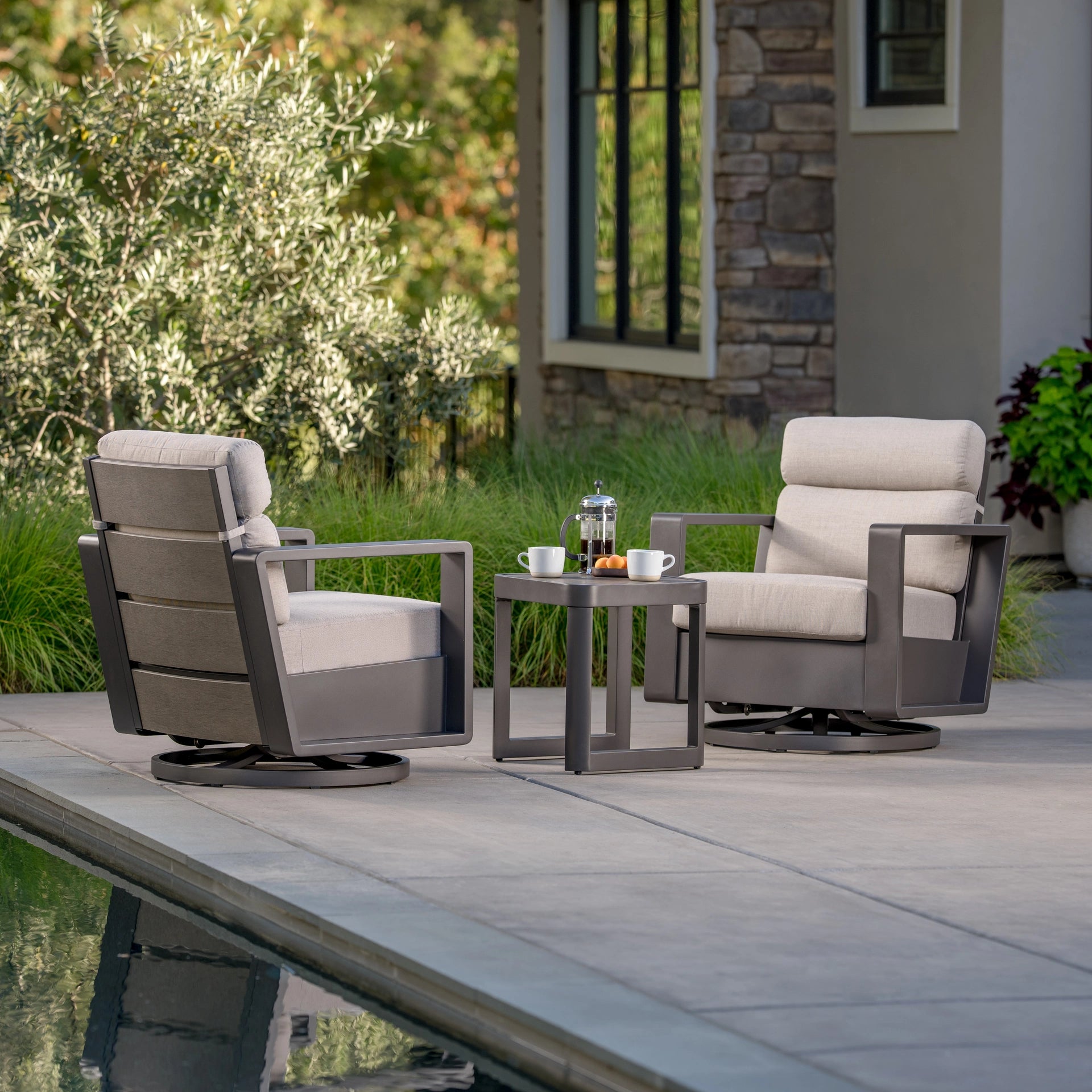 SunVilla Alden 3-piece Outdoor Patio Seating Set* – Veruca San Elijo