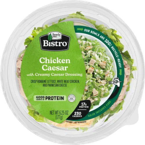 Ready Pac Bistro Chicken Caesar Salad, 6.25 oz