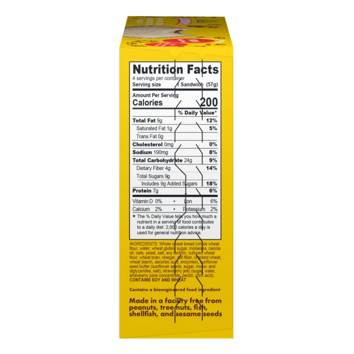 SunButter Natural Strawberry Jelly Sandwich Jammies, 8 oz