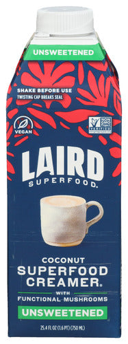 Laird Superfood Unsweetened Coconut Superfood Creamer, 25.4 oz