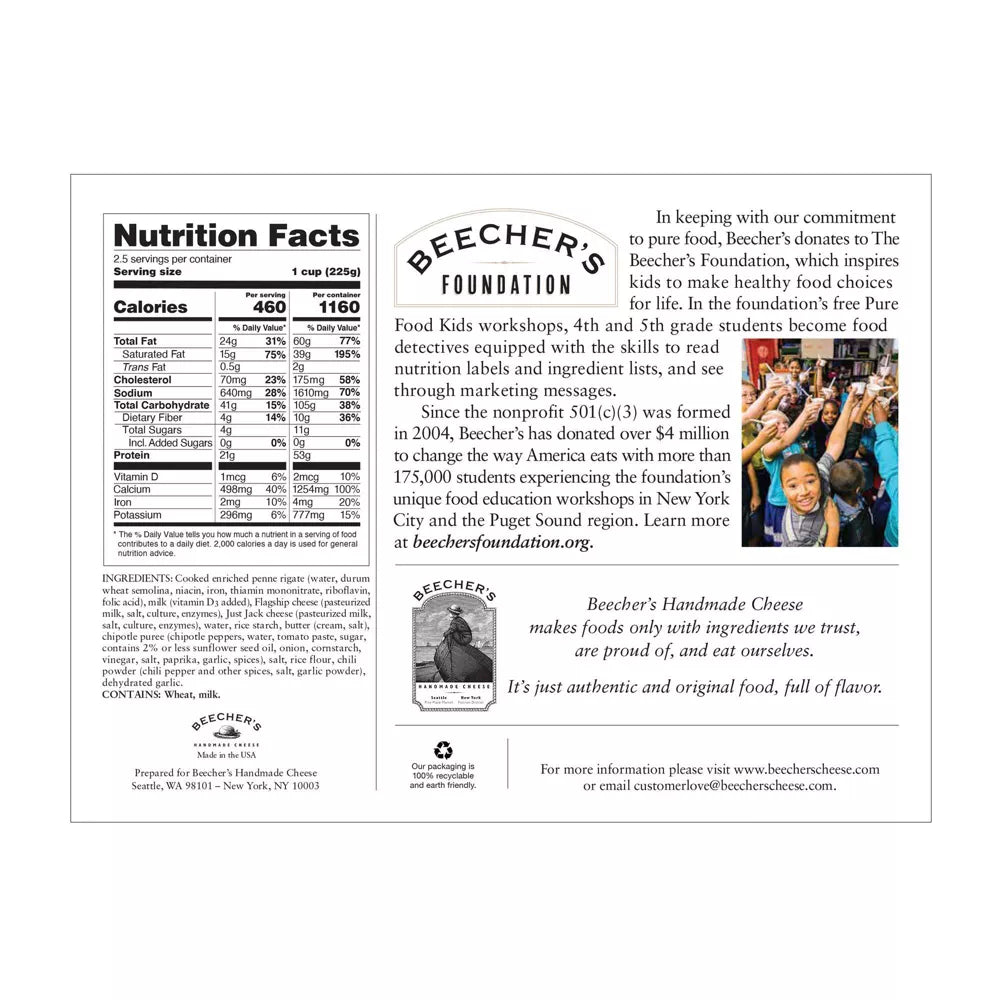 Beecher's World's Best Mac & Cheese, 20 oz