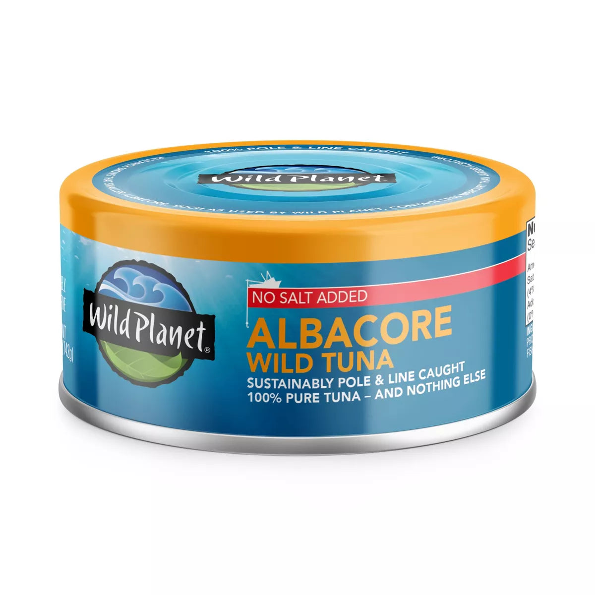 Wild Planet Albacore Wild Tuna No Salt Added, 5 oz