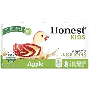 Honest Kids Organic Apple Juice 8 ct, 6 oz