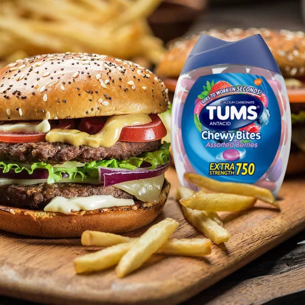 Tums Chewy Bites Assorted Berry, 60 Count