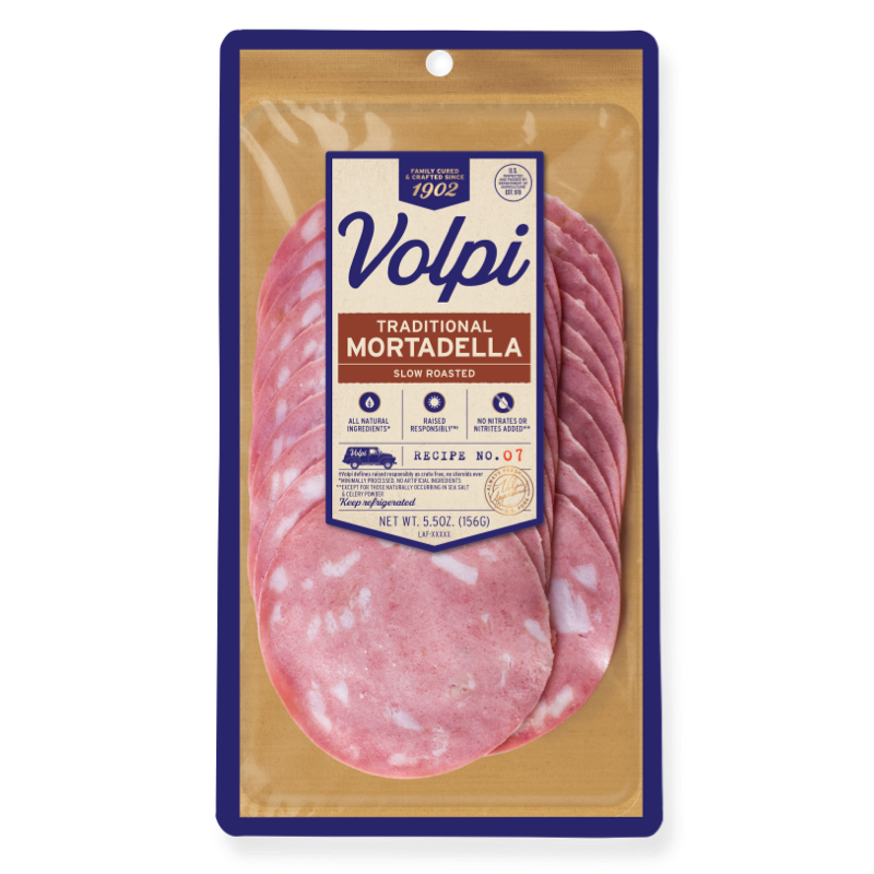 Volpi Sliced Mortadella, 5.5 oz