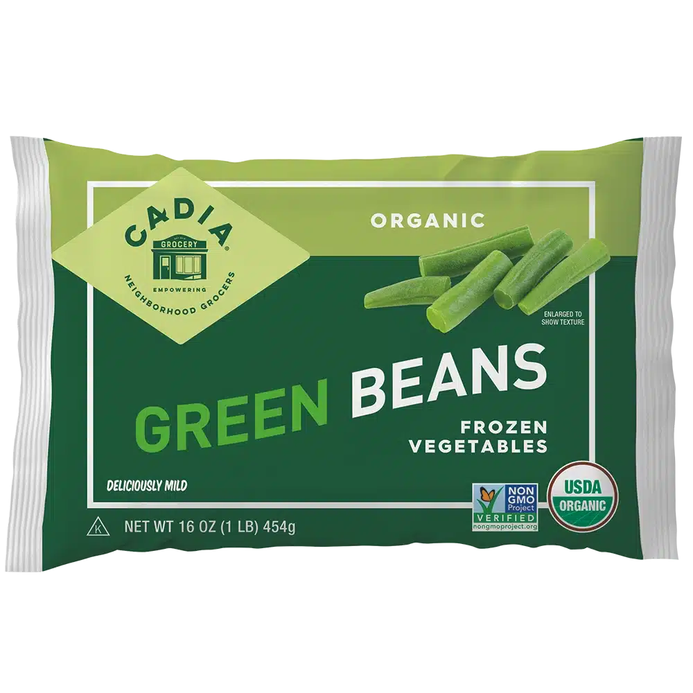 Cadia Everyday Organic Frozen Green Beans, 16 oz