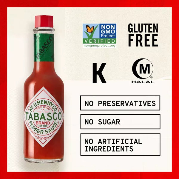Tabasco Original Red Pepper Sauce, 5 oz