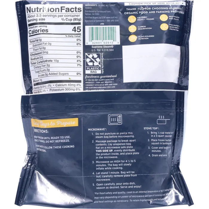 Earthbound Farms Frozen Organic Butternut Squash, 10 oz