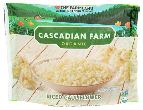 Cascadian Farm Organic Frozen Riced Cauliflower, 12 oz