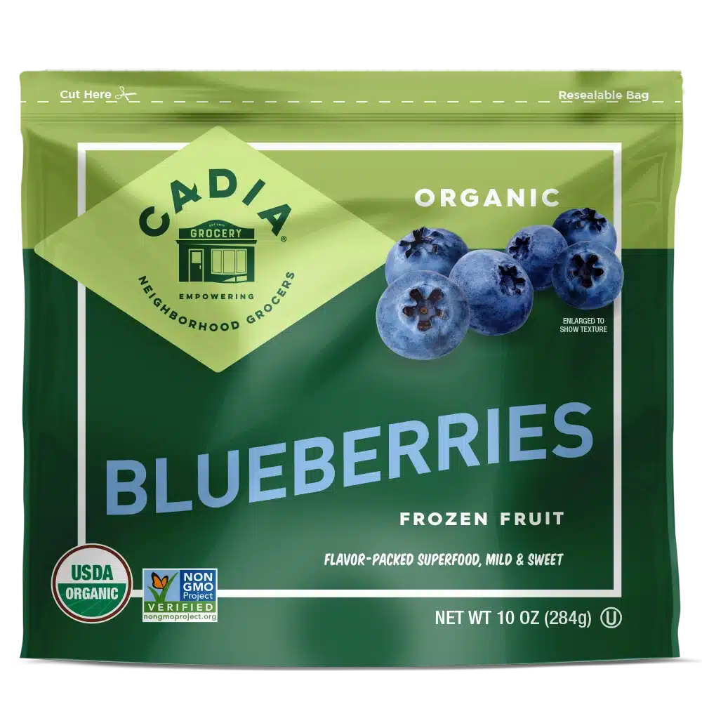 Cadia Everyday Organic Frozen Blueberries, 10 oz