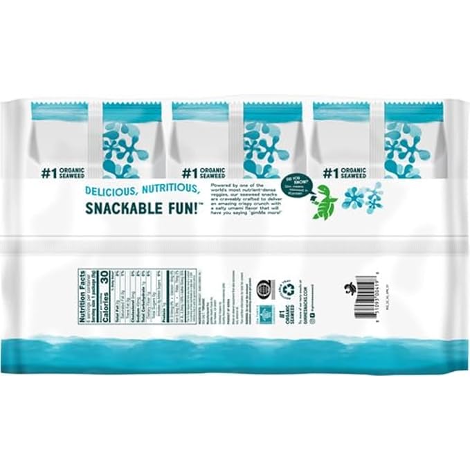 Gimme Roasted Seaweed Snacks Sea Salt, 1.05 oz