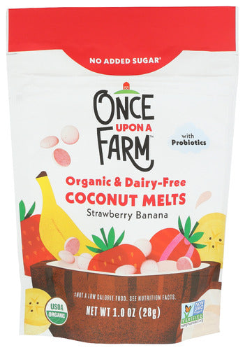 Once Upon A Farm Organic Strawberry Banana Coconut Melts, 1 oz