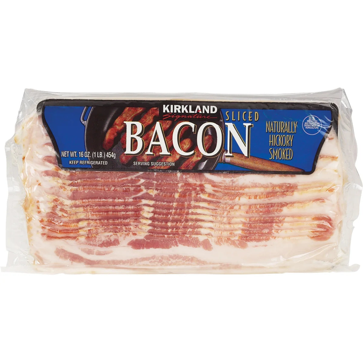 Kirkland Signature Sliced Bacon Hickory Smoked, 1 lb