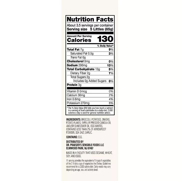 Dr. Praeger's Broccoli Littles, 10 oz