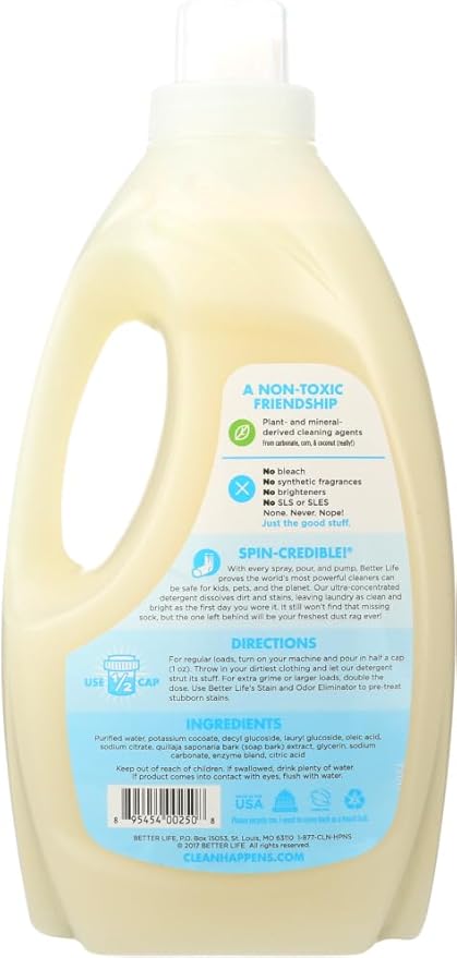 Better Life Laundry Detergent, 64 oz