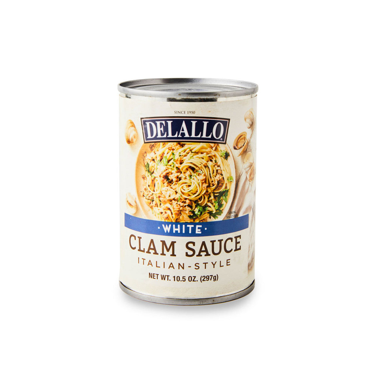 Delallo Italian Style White Clam Sauce, 10.5 oz