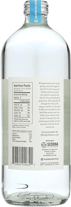 Purely Sedona Artesian Sparkling Spring Water, 25.4 oz