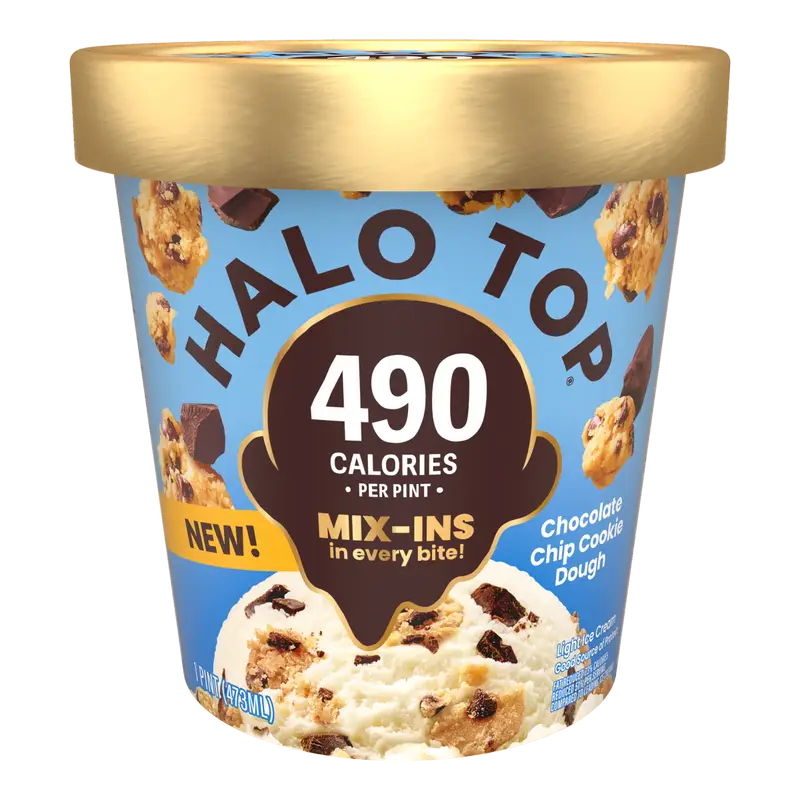 Halo Top Mix-Ins Cookie Brownie Ice Cream 16 oz