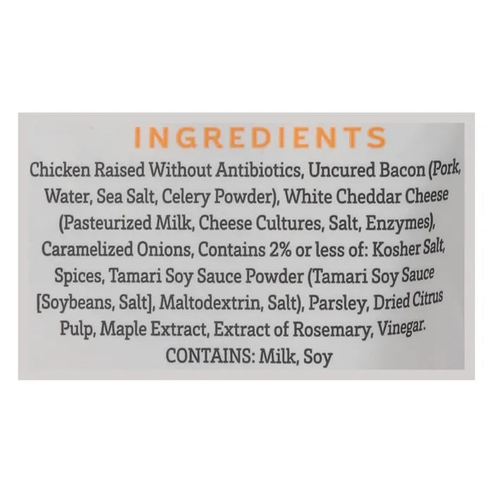 AmyLu Cheddar & Bacon Chicken Sausage Breakfast Bites, 12 oz