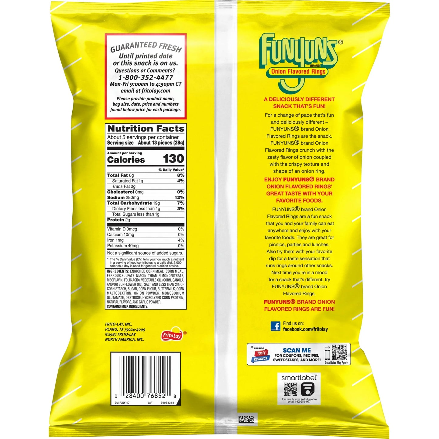 Funyuns Onion Flavored Rings, 5.25 oz