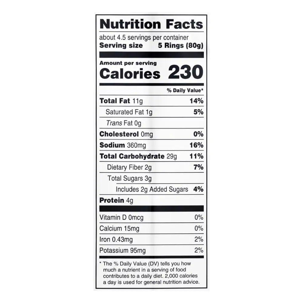 Alexia Crispy Onion Rings, 11 oz