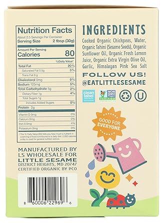 Little Sesame Kids Multipack Hummus, 10 oz