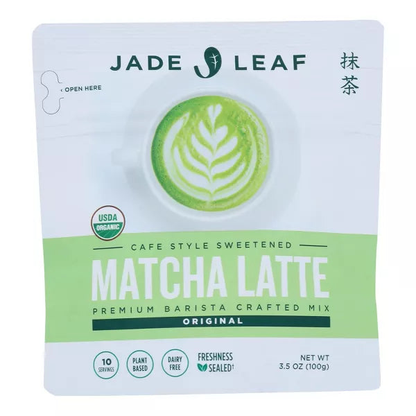Jade Leaf Organics Matcha Latte Mix Tea, Case of 8, 3.5 oz