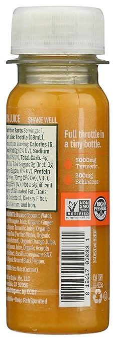 Suja Organic Turmeric Pineapple Immunity Shot, 2 oz