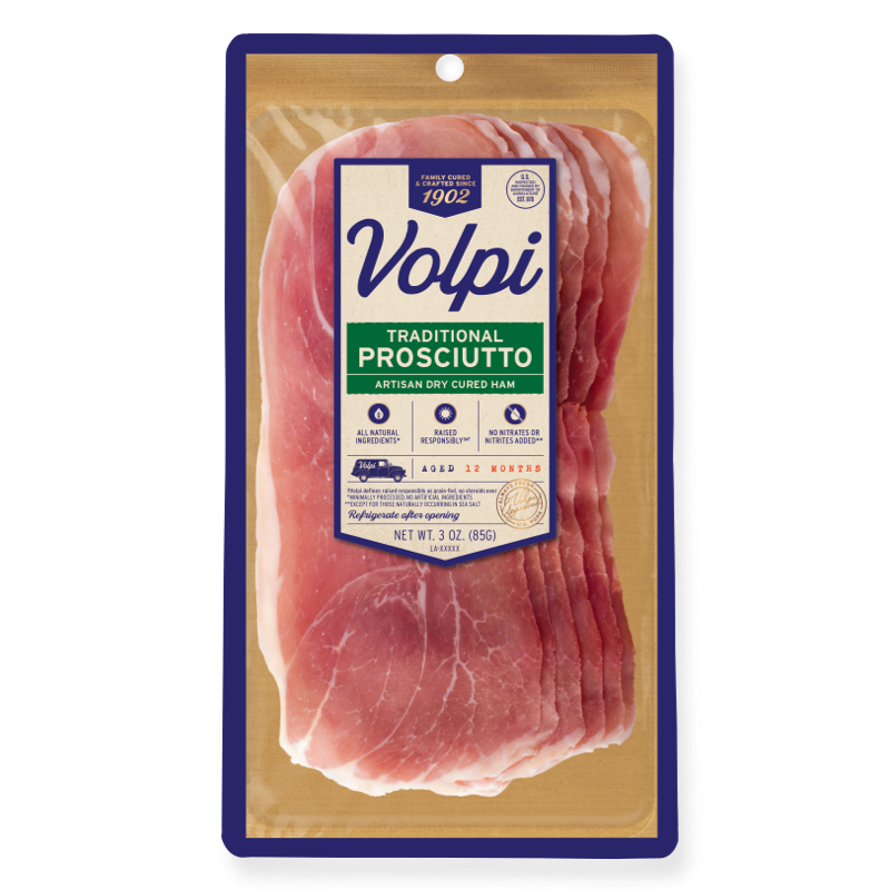 Volpi Traditional Prosciutto, 3 oz