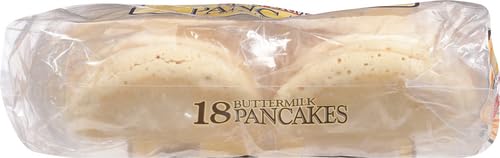 De Wafflebakkers Fluffly Buttermilk Pancakes, 18 Count