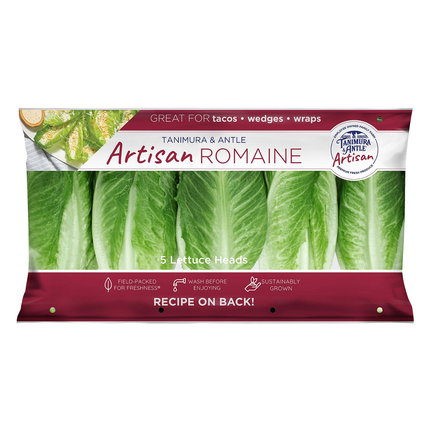 Artisan Romaine Hearts, 5-count