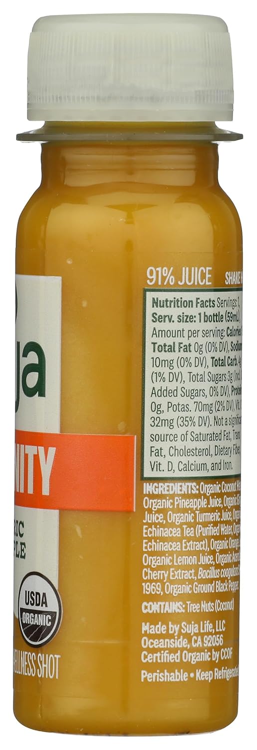 Suja Organic Turmeric Pineapple Immunity Shot, 2 oz