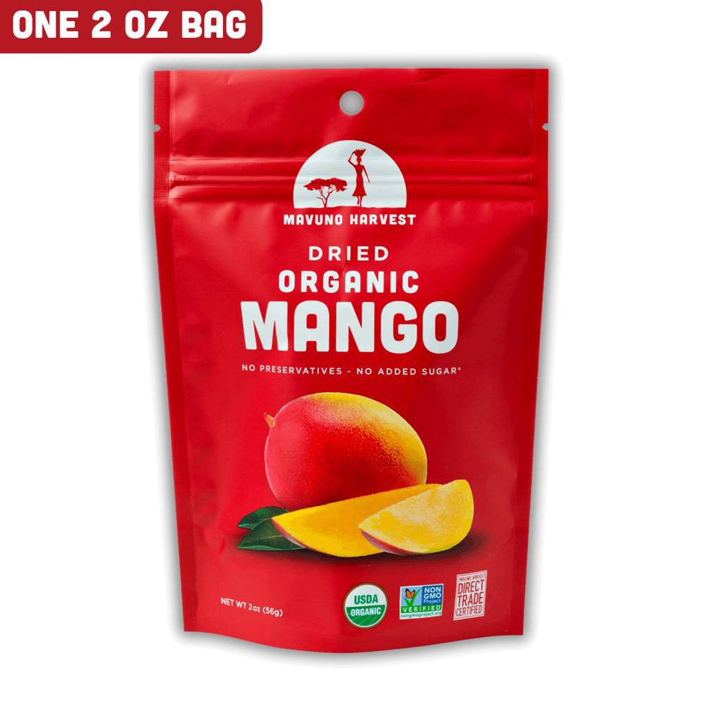Mavuno Harvest Dried Organic Mango, 2 oz