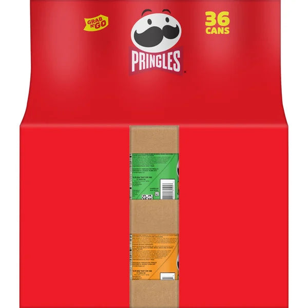 Pringles Grab & Go Potato Crisps Variety Pack, 36 ct