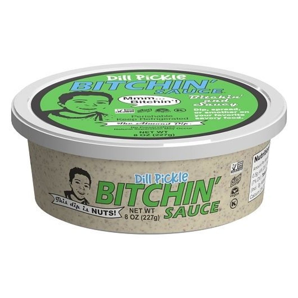 Bitchin Sauce Dill Pickle Almond Dip, 8 oz