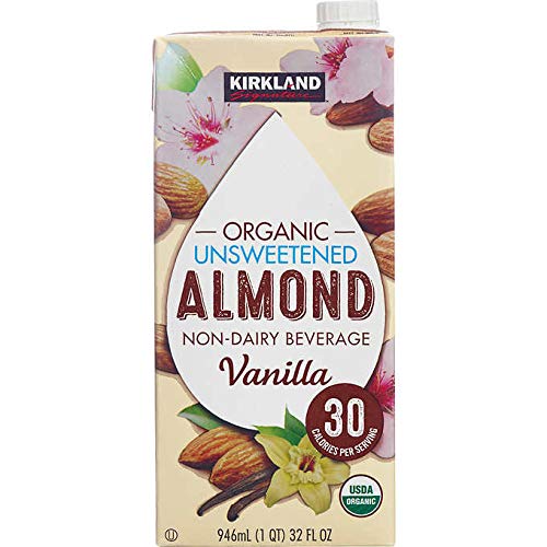 Kirkland Signature, Organic Almond Beverage, Vanilla 6 ct, 32 oz