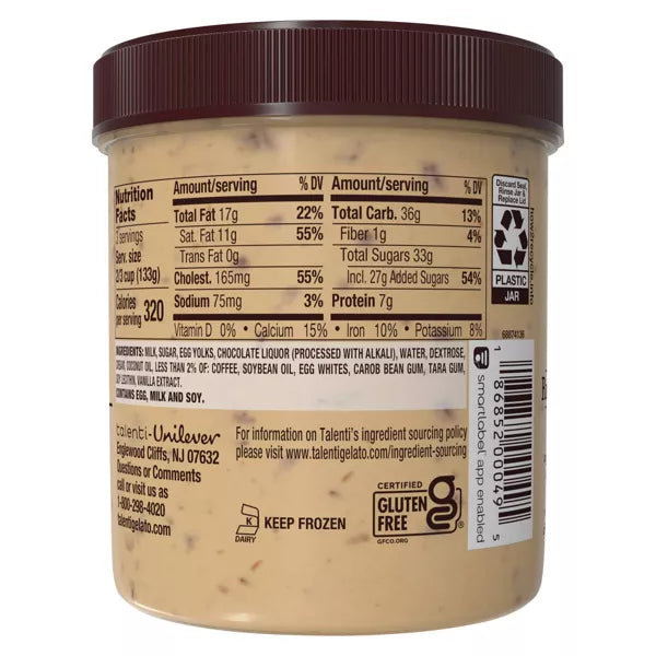 Talenti Coffee Chocolate Chip Gelato, 16 oz